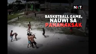 Basketball game, nauwi sa pananaksak | NXT