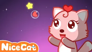 Chinese Songs for Kids -Twinkle, Twinkle, Little star 小星星|Fun Chinese By NiceCat