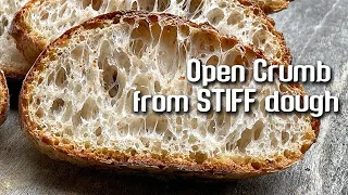 Open Crumb from STIFF DOUGH. 64% Hydration. | by JoyRideCoffee