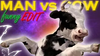 Kung Pow - Cow Fight Edit | Man vs Cow