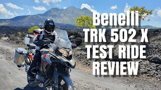 Benelli TRK 502 X Maxi Test Ride Review Adventure Bali