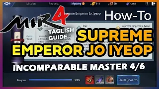 Incomparable Master Supreme Emperor Jo Iyeop Tagalog Tutorial 4K