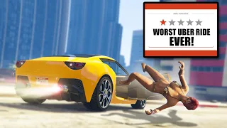 I Became The Worst Uber Driver in GTA 5 Online!