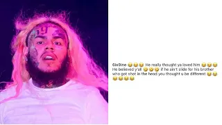 6IX9INE MADE A DISRESPECTFUL POST ABOUT KING VON AND D THANG