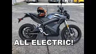 2017 Zero DSR Review - Test Ride. Completely ELECTRIC Motorcycle!