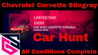 Asphalt 9 - Car Hunt: Chevrolet Corvette Stingray - Touchdrive - Winding Road