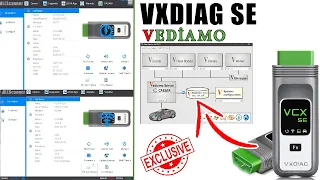 Mercedes Benz C6 VXDIAG VCX SE connection setup Vediamo 5.1! Wifi connection in VCI mode!