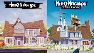HELLO NEIGHBOR vs HELLO NEIGHBOR VR Comparison!