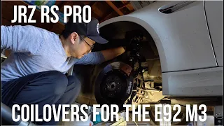 Installing Coilovers on the E92 M3 | JRZ RS Pro - E92 M3 Track Build Journal Ep.12