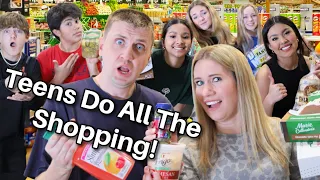 Family Grocery Haul | Teens Do All The Shopping