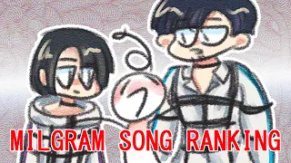 Ranking MILGRAM Prisoner Songs! (Trial 1)