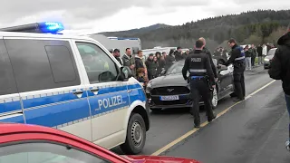 POLICE VS TUNER CARFREITAG 2024 NÜRBURGRING - Crazy Night, Fails, Acceleration