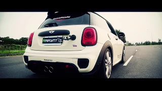 MINI F56 Cooper S 2.0T w/ ARMYTRIX Downpipe & Valvetronic Cat-Back Exhaust - Pop Bang, Flames!