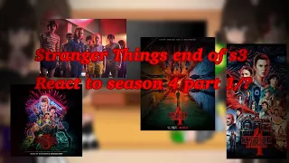 Stranger Things end of s3 react season 4 part 1/?