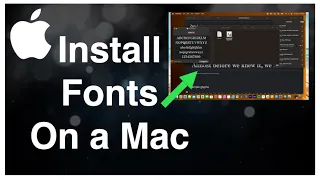 How To Install Fonts On Your Mac