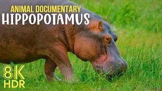 HIPPOPOTAMUS - One of the Most Dangerous Animal in Africa - Wildlife Documentary 8K HDR