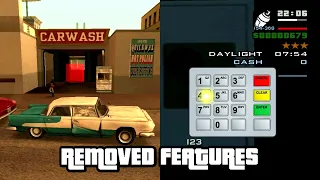 GTA San Andreas Beta and Removed Features