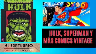 Unboxing El Increíble Hulk y otros cómics vintage!