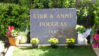 Kirk Douglas Anne Eric Graves Pierce Brothers Westwood Los Angeles California USA March 21, 2022