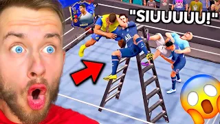 Wenn CR7, Messi & Co gegeneinander kämpfen würden! 😂🥊 (WWE Fußball)