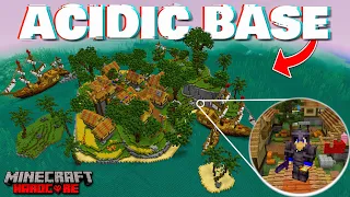 Why This ACIDIC ISLAND Impossible to Escape in this Minecraft Server!