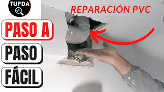 Como reparar tubería de PVC desagüe PASO a PASO