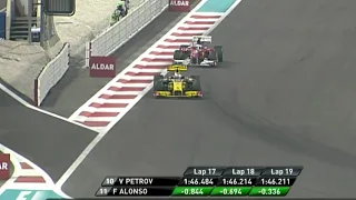 ALONSO VS PETROV | Resumen del GP de Abu Dhabi 2010