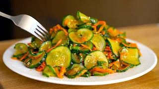 This Cucumber Salad Burns Fat While You Sleep! Have dinner and lose weight at night!