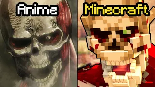 The Attack Titan decay timelapse in Minecraft Vanilla!