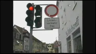 Eine Ampel, die nie grün wird - Dauerrote Ampel in Bad Salzungen