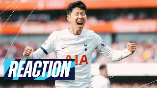 HEUNG-MIN SON REACTION AFTER NORTH LONDON DERBY DOUBLE  // ARSENAL 2-2 TOTTENHAM HOTSPUR