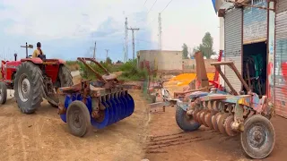 Amazing Process of Restoration disc harrow and making nuts & bearing size in shaft on Lathe machine