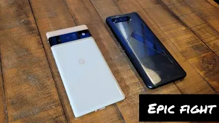 GOOGLE PIXEL 6 PRO VS ASUS ROG 5: speed test and camera comparison