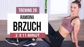 Wyzwanie 90 DNI | TRENING 28: Brzuch i Ramiona | Monika Kołakowska