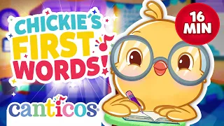 First Words Compilation | Your pollitos first words #preschool | @canticosworld  🎶🌟