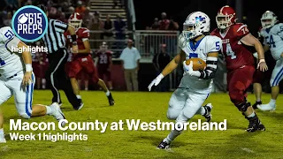 TSSAA football highlights: Macon County 33, Westmoreland 13