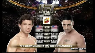 UFC 166  Gilbert Melendez vs Diego Sanchez