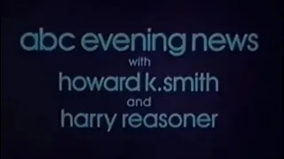 ABC Evening News Promo (1970) | Howard K. Smith & Harry Reasoner