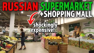 Russian 'FRENCH' Shopping Mall and Supermarket, PRICES