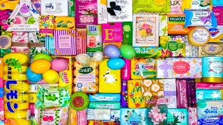 Easter Eggs 🥚 ASMR Soap Haul 🧼 Opening 100 Soaps 🌷 Unboxing Unwrapping Unpacking 💛 Pastel Spring 💐