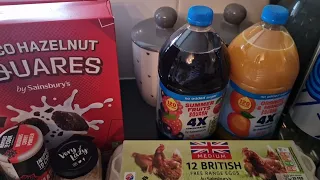 SAINSBURYS AND ALDI GROCERY HAUL | MEAL PLAN | FAMILY BUDGET | life of the Baldwins