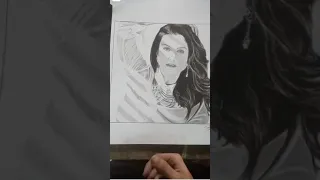 sunny leone drawing 🔥 do you know sunng #shorts #drawing #sunnyleone #art