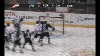 Nic Petan Nice Goal vs Vancouver (1/20/14)