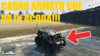 CARRO ARMATO CHE VA IN ACQUA!!! - Gta 5