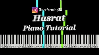 AMIR JAHARI - HASRAT (OST IMAGINUR) Piano Tutorial