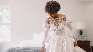 Trying On My Mom’s Wedding Dress After 30 Years!