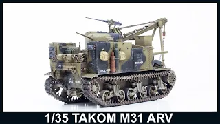 1/35 Takom M31 Armoured Recovery Vehicle - WIth 3D designed and printed parts!