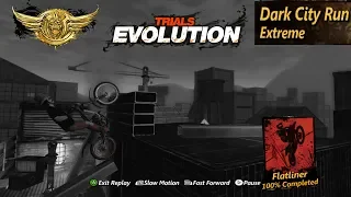 Trials Evolution | Dark City Run Extreme Platnum Run - 58.269