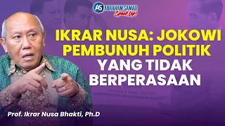 Ikrar Nusa: Jokowi Pembunuh Politik Yang Tidak Berperasaan. Manuver Pratikno Meloloskan Gibran
