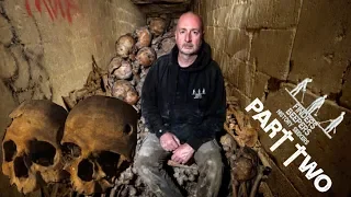 TRAPPED IN THE PARIS CATACOMBS with the bones of the dead FINDERS BEEPERS